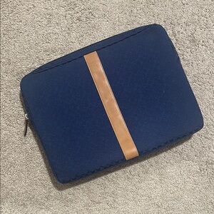 Coach Navy and Tan Men's Bag